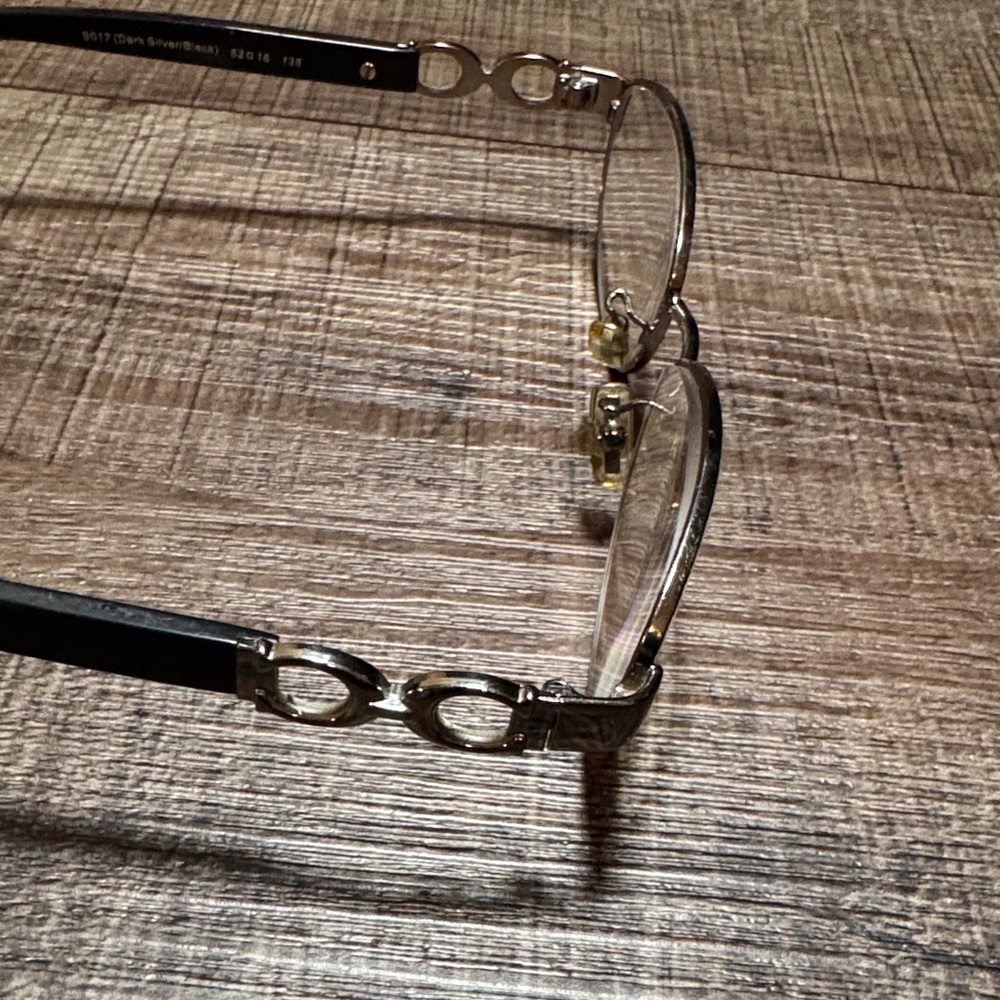 Coach Silver and Black Eyeglasses - Picture 8 of 8